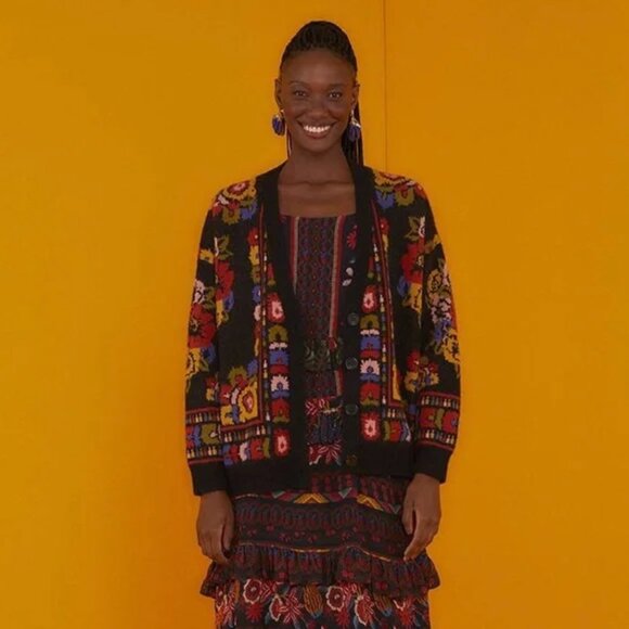FARM Rio Flowers Tapestry Cardigan - Picture 16 of 16